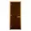 Дверь стеклянная Бронза Матовая 1900х700мм (8мм, 3 петли 716 CR хром, коробка осина)